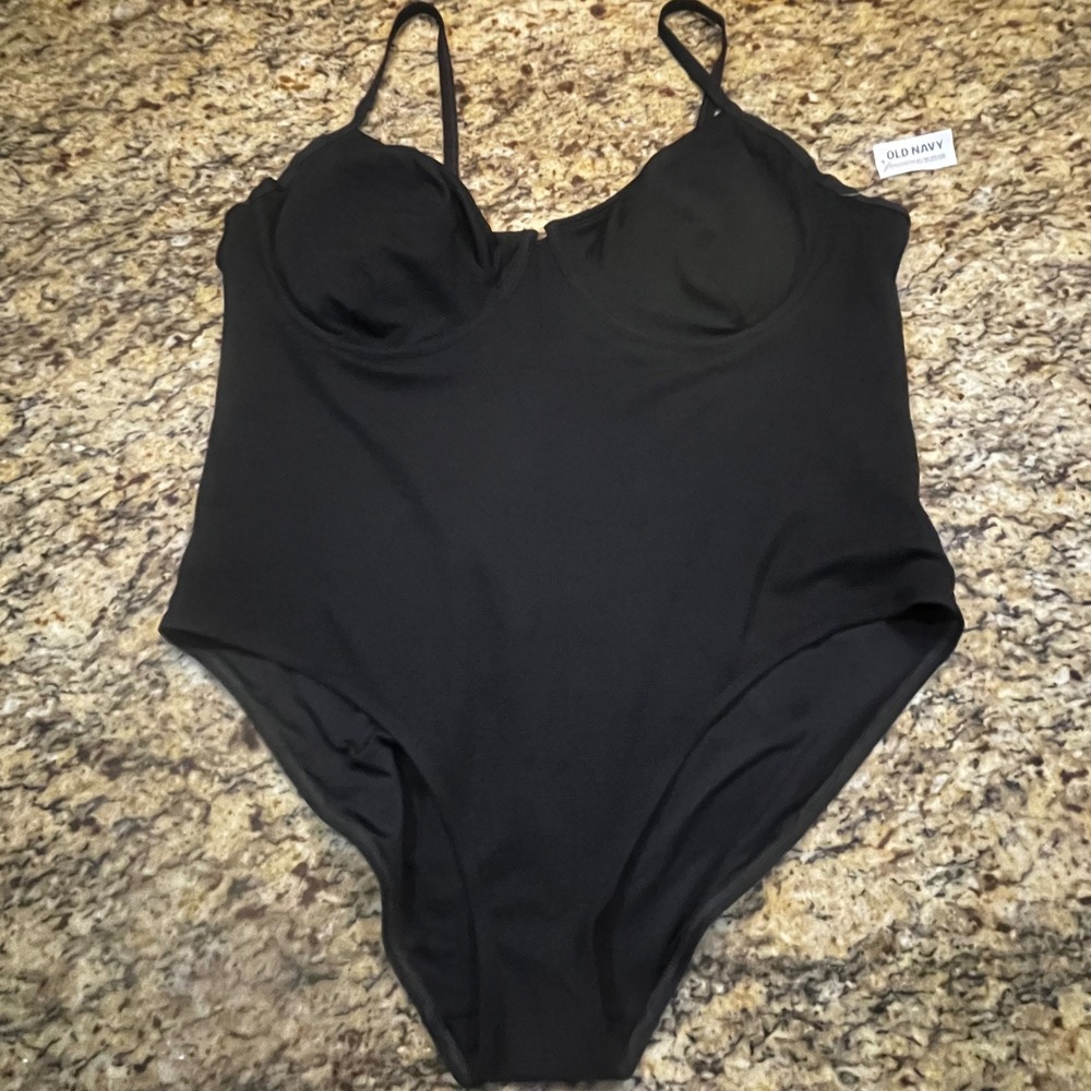 Old Navy Black One-Piece Swimsuit NWT